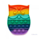 Pop It Chouette coloré et ludique pour le divertissement