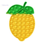Pop It Citron en forme de fruit pour un jeu tactile amusant