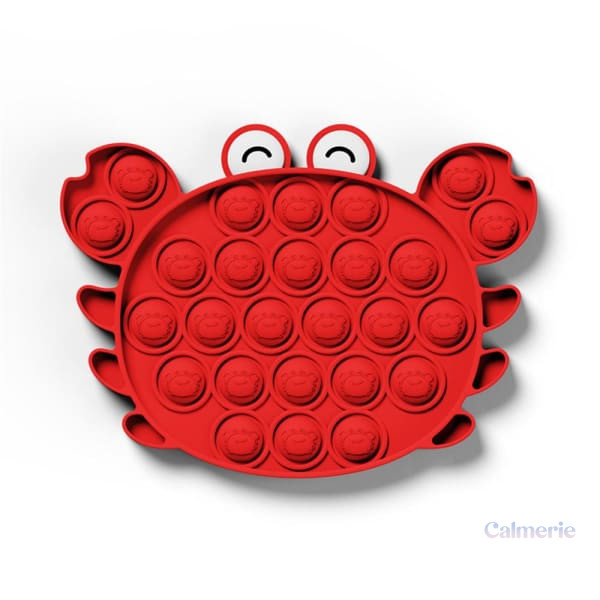 pop-it-crabe-1 Pop It Crabe en silicone coloré pour des moments de détente