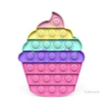 Pop It Cupcake coloré et amusant pour un divertissement sensoriel