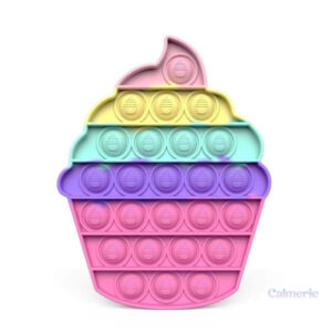 Pop It Cupcake coloré et amusant pour un divertissement sensoriel