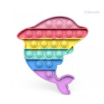 Jouet Pop It dauphin, parfait pour le jeu sensoriel