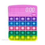 Pop It en forme de calculatrice pour déstresser et s'amuser