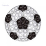 Pop It Football en forme de ballon de football ludique
