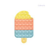 Pop It Glace colorée en forme de crème glacée