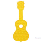 Pop It Guitare en silicone coloré pour le jeu et la détente
