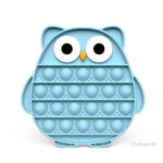 Accessoire anti-stress Pop it en forme de hibou ludique