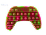 Jouet tactile Pop It manette pour soulager l'anxiété