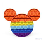 Pop It Mickey en silicone, jouet anti-stress