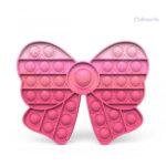 Variantes de Pop It en forme de nœud papillon, amusantes et relaxantes