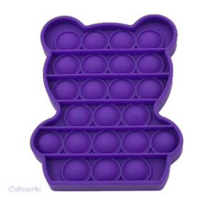 Jouet Pop It en forme d'ours coloré et ludique