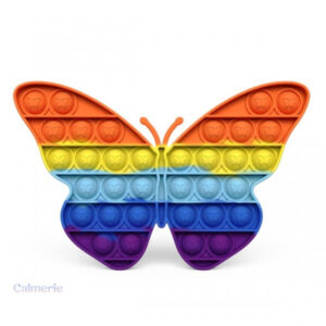 Pop It Papillon coloré pour une expérience de jeu tactile