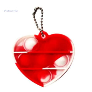 Accessoire ludique Pop It en forme de cœur