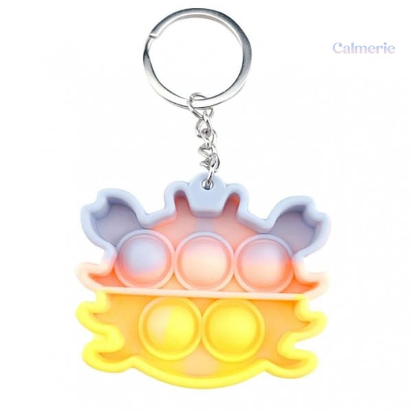 pop-it-porte-cle-crabe-1 Pop It porte-clé crabe coloré