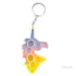 Pop It Porte Clé Licorne coloré et ludique