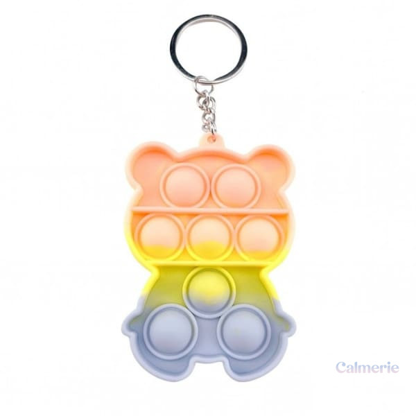 pop-it-porte-cle-ourson-1 Pop It porte clé ourson coloré et ludique
