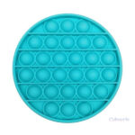 Pop it Rond en silicone coloré pour un jeu relaxant