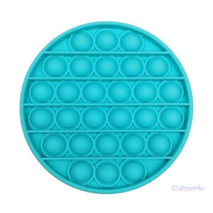 Pop it Rond en silicone coloré pour un jeu relaxant