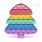 Variété de Pop It Sapin De Noël, jeu tactile et coloré