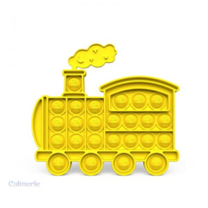 Train Pop It avec bulles à éclater pour un moment ludique