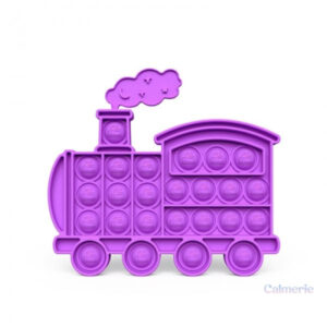 Train à bulles Pop It, idéal pour le jeu et la détente