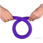 Tube pop flexible, outil de relaxation pour les mains