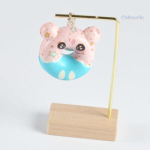 Accessoire squishy en forme de donut pour clé