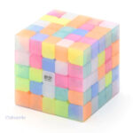 Rubik's Cube QiYi Jelly Cube 5x5 avec design coloré