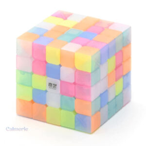 Rubik's Cube QiYi Jelly Cube 5x5 avec design coloré
