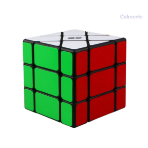 Cube de puzzle Fisher avec des formes uniques et colorées