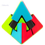 Cube Pyraminx Duo avec forme triangulaire unique