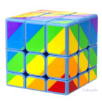 Rubik's Cube Rainbow coloré et stimulant pour les amateurs de casse-tête