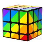 Cube magique multicolore, parfait pour les passionnés de Rubik's Cube