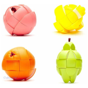 Rubik's Fruit Cube pack de 4 colorés et amusants