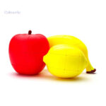 Cubes Rubik's en forme de fruits, pack de 4 variés
