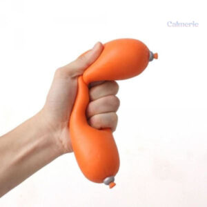 Jouet squishy en forme de saucisse, idéal pour la détente