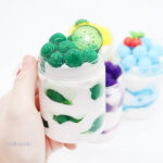 Slime au kiwi, texture agréable et rafraîchissante