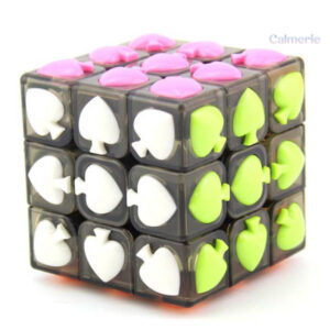 Rubik's Cube 3x3 YJ Spade, jeu de réflexion classique