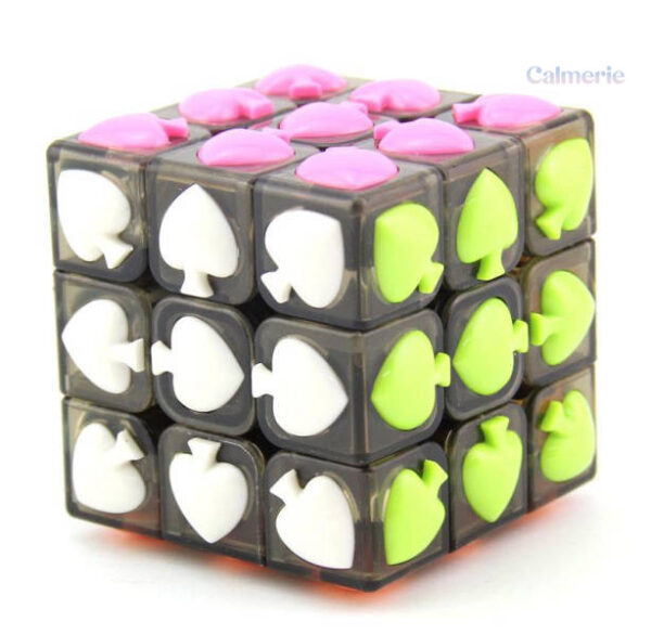 spade-third-level-cube-black-1 Rubik's Cube 3x3 YJ Spade, jeu de réflexion classique