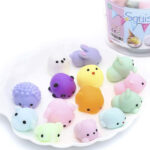 Pack de 24 squishies colorés pour le soulagement du stress