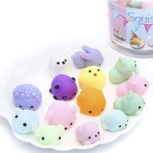 Pack de 24 squishies colorés pour le soulagement du stress