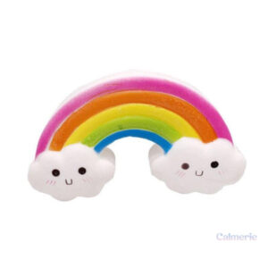 Squishy Arc En Ciel en forme de nuage coloré
