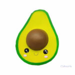 Squishy avocat anti-stress, idéal pour les jeux sensoriels et relaxants