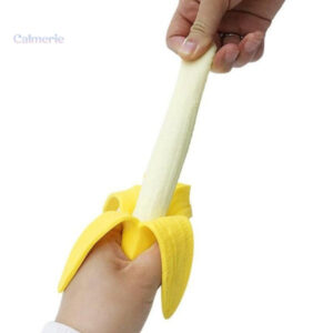 Squishy en forme de banane, parfait pour la collection