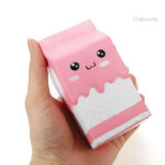 Jouet squishy Brique de Lait pour déstressage