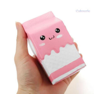 Jouet squishy Brique de Lait pour déstressage
