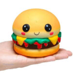 Jouet squishy hamburger pour réduire le stress et s'amuser
