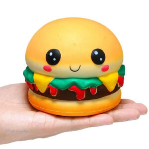 Jouet squishy hamburger pour réduire le stress et s'amuser