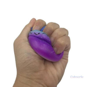 Jouet squishy caca aux couleurs galactiques