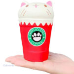 Jouet squishy en forme de cappuccino à collectionner